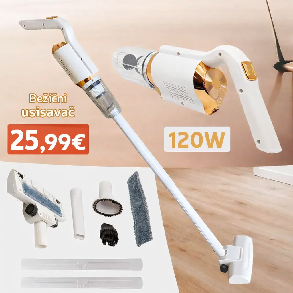 BEŽIČNI USISAVAČ 2 U 1