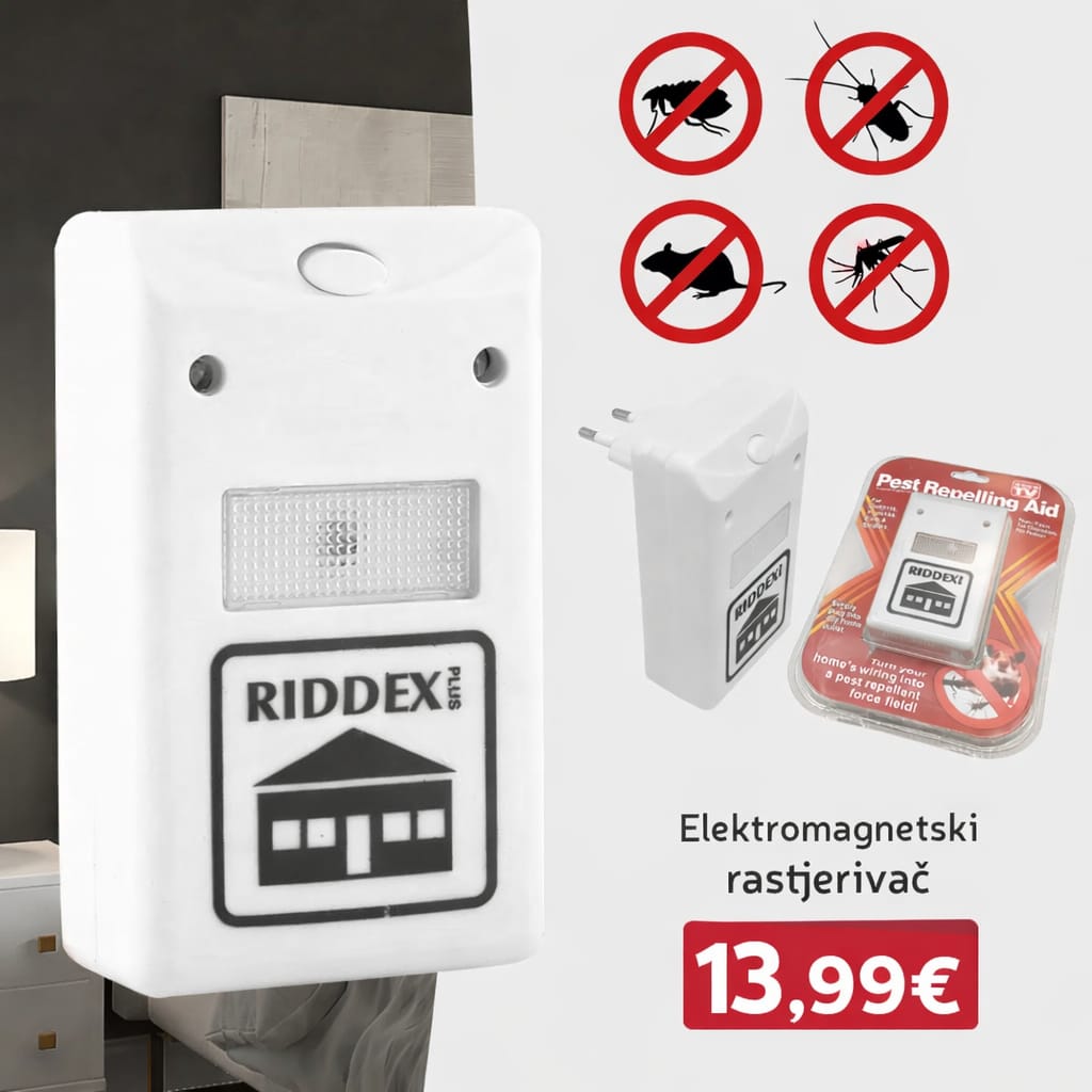 ELEKTROMAGNETSKI RASTJERIVAČ INSEKATA I GLODAVACA