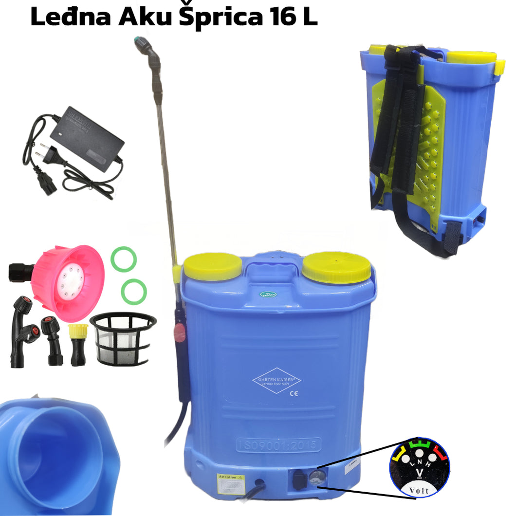 AKUMULATORSKA LEĐNA PRSKALICA 16L