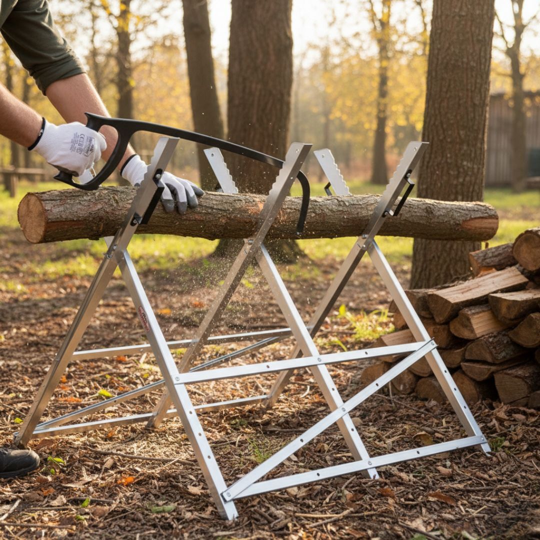 METALNI STALAK ZA REZANJE DRVA – 150KG