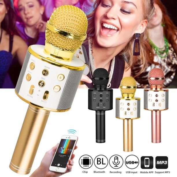BLUETOOTH BEŽIČNI KARAOKE MIKROFON I ZVUČNIK