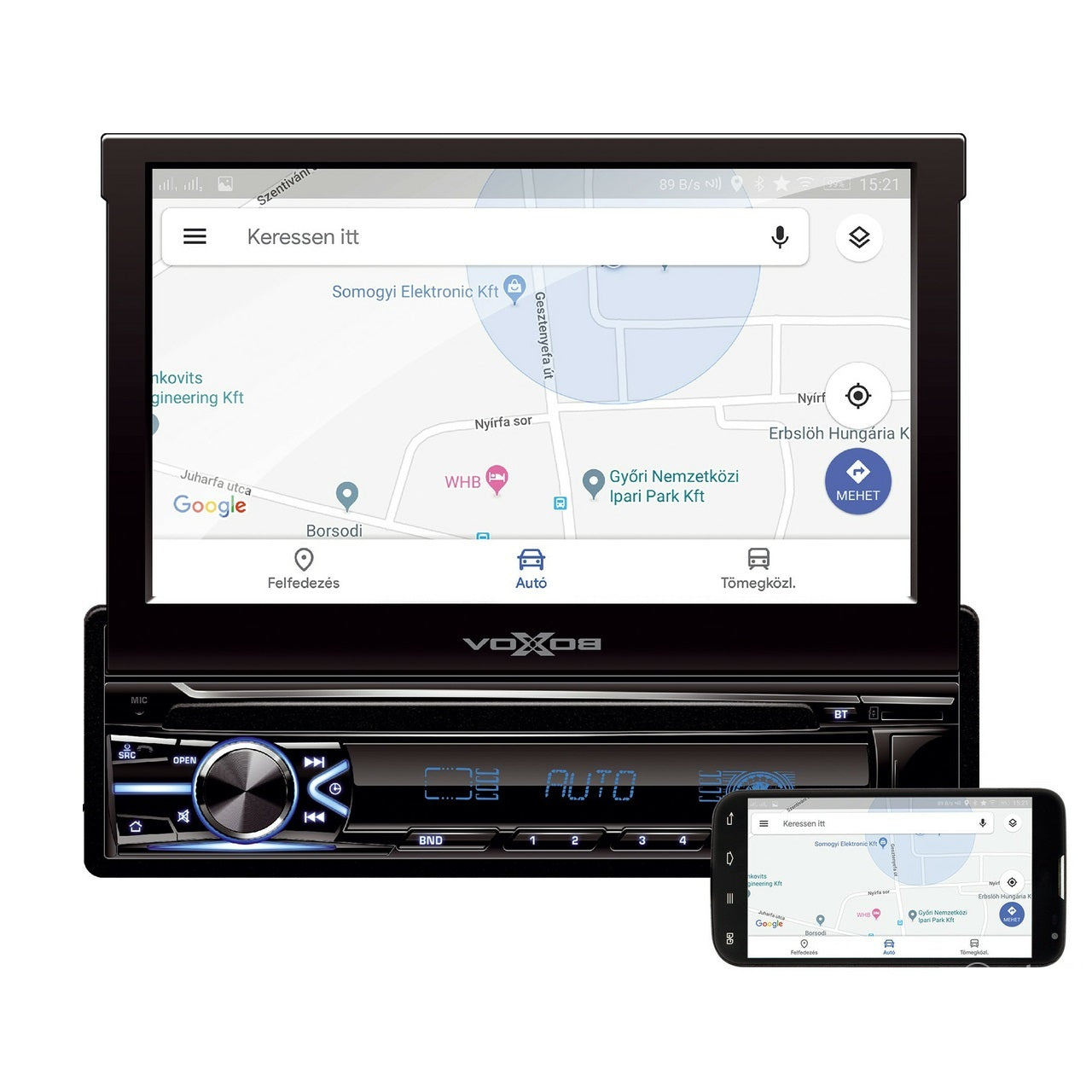 AUTO RADIO SA EKRANOM KOJI IZLAZI