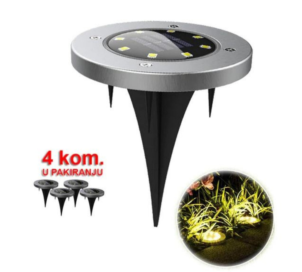 SOLARNA LED LAMPA ZA VRT 4 KOM