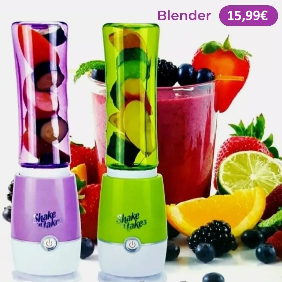 BLENDER SHAKE + 2 POSUDE