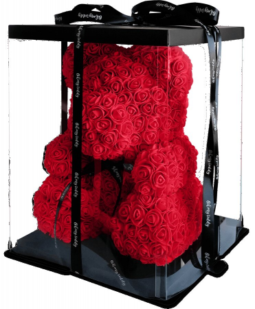 MEDVJEDIĆ OD RUŽA 40 CM