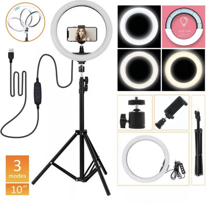 FOTO LED PRSTEN + GRATIS STALAK