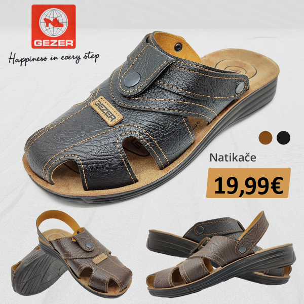 SANDALE, NATIKAČE 2 U 1