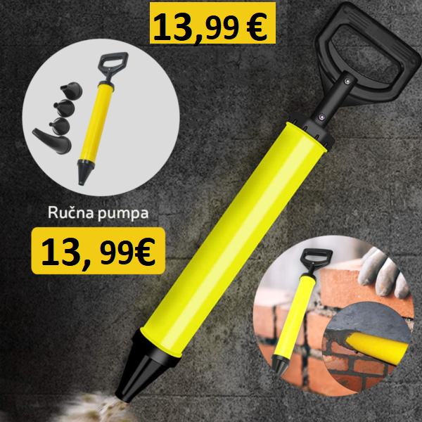 RUČNA PUMPA INJEKTOR ZA BRTVLJENJE I FUGIRANJE