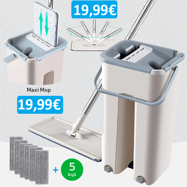 SET ZA ČIŠĆENJE PODOVA + 5 KRPA GRATIS