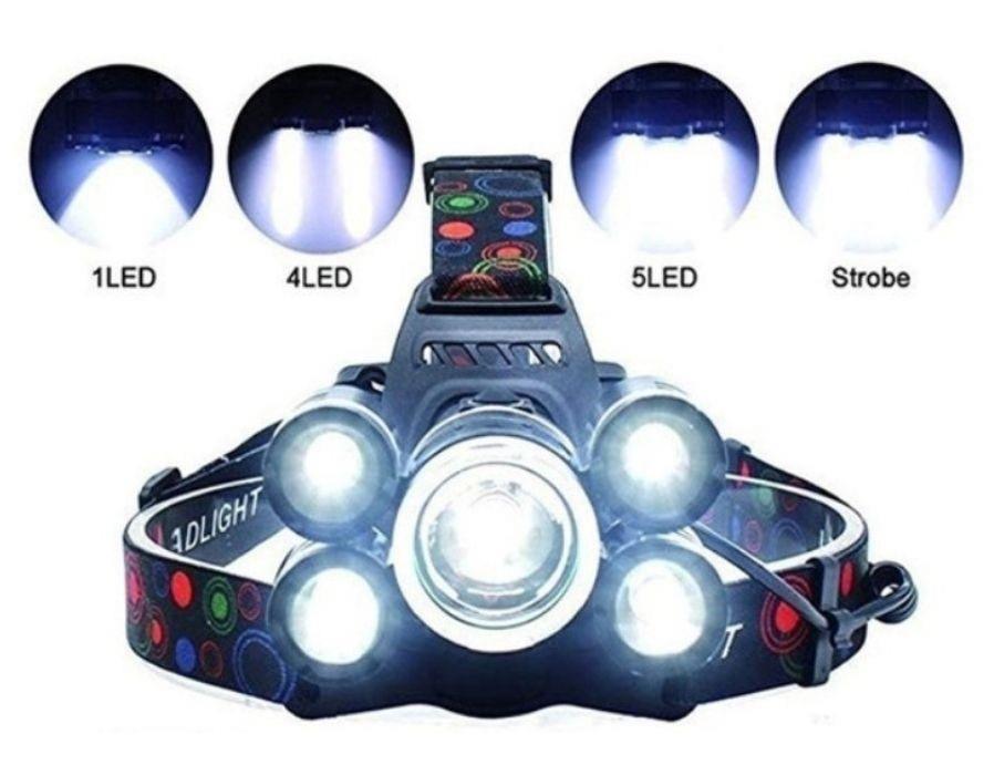 PROFESIONALNA NAGLAVNA LAMPA PUNJIVA 5 DIODA