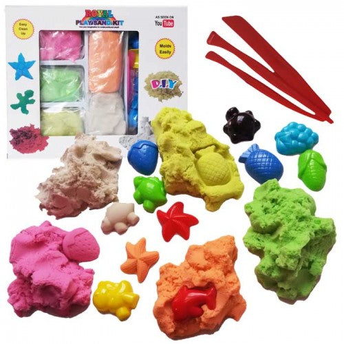 KINETIČKI PIJESAK 2KG + KALUPI + KANTA